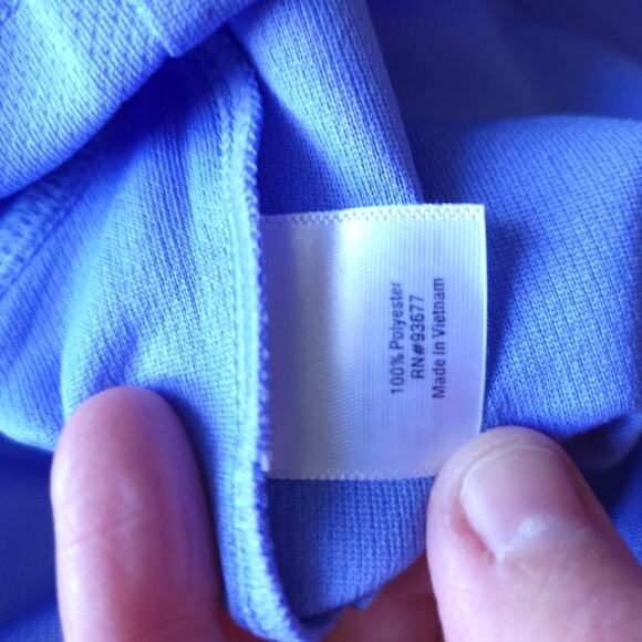 Xersion Long Sleeve Thermal Layering Shirt Small Blue Women Winter Top - Picture 5 of 5